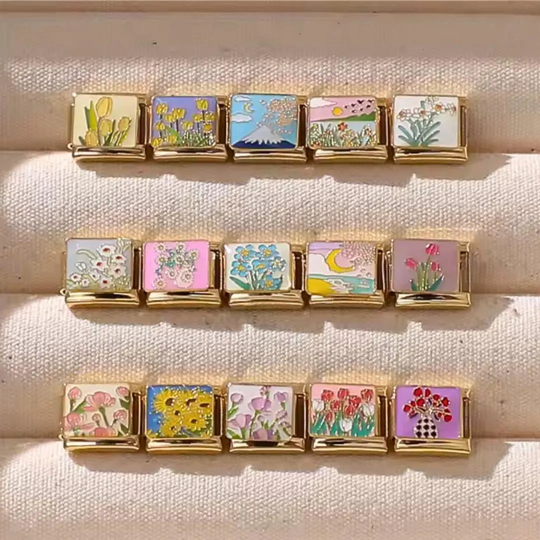 Gold Bracelet + Your Personalized Selection of Charms