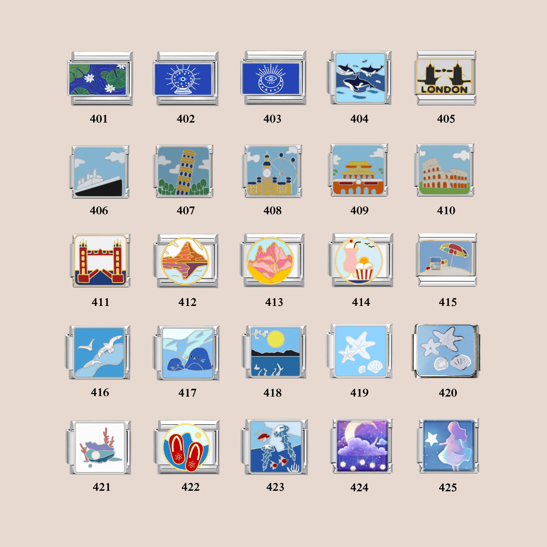 Personalized Italian Charm Apple Watch Band for Women