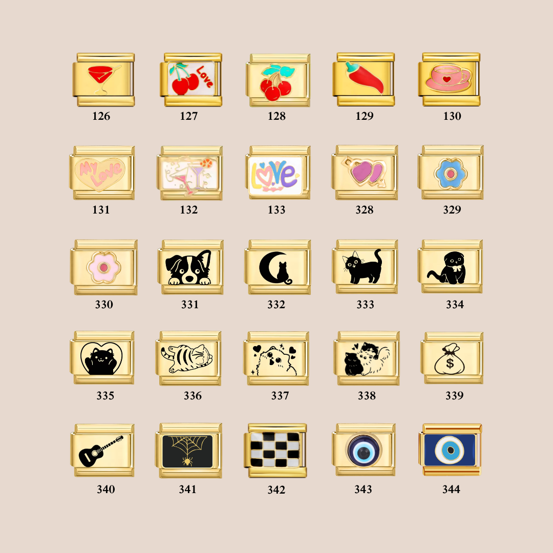 Gold Bracelet + Your Personalized Selection of Charms