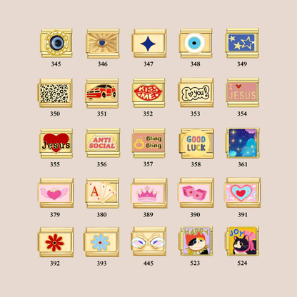 Gold Bracelet + Your Personalized Selection of Charms