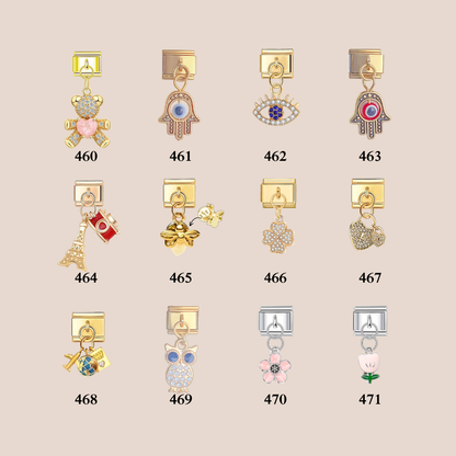 Special Italian Charms – Custom Modular Dangle Charms for Bracelet, Personalized Italy Charms, Italian Bracelet, Y2K Jewelry, Gift for Her