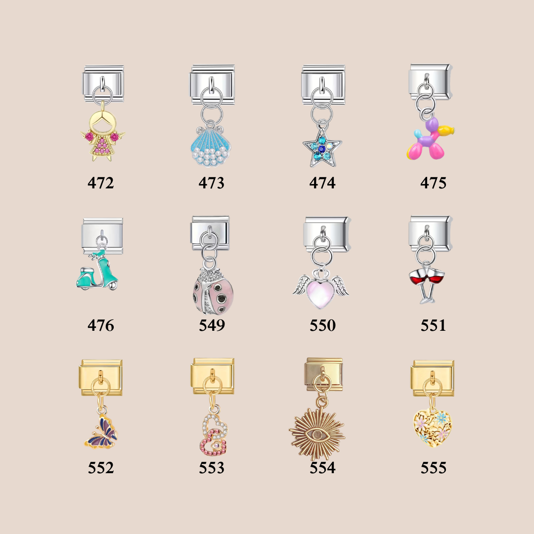 Special Italian Charms – Custom Modular Dangle Charms for Bracelet, Personalized Italy Charms, Italian Bracelet, Y2K Jewelry, Gift for Her