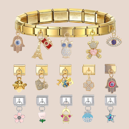 Special Italian Charms – Custom Modular Dangle Charms for Bracelet, Personalized Italy Charms, Italian Bracelet, Y2K Jewelry, Gift for Her