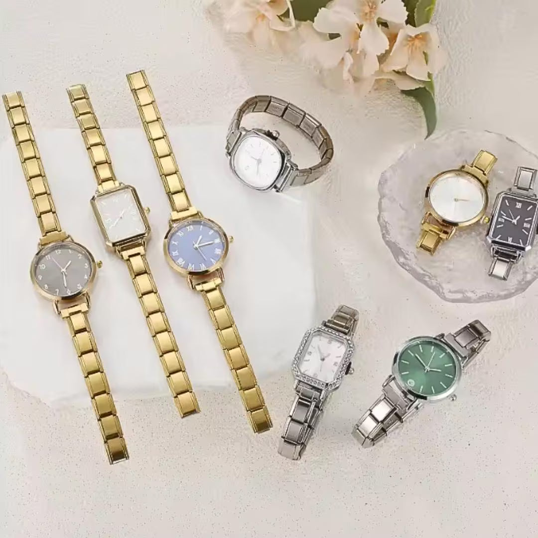 Personalized Italian Charm Bracelet Watch for Women