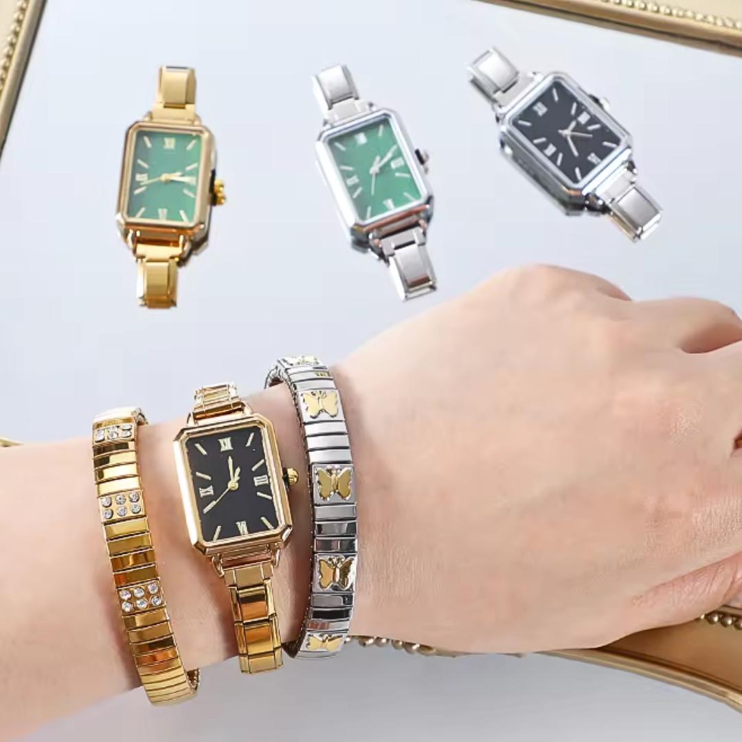 Personalized Italian Charm Bracelet Watch for Women