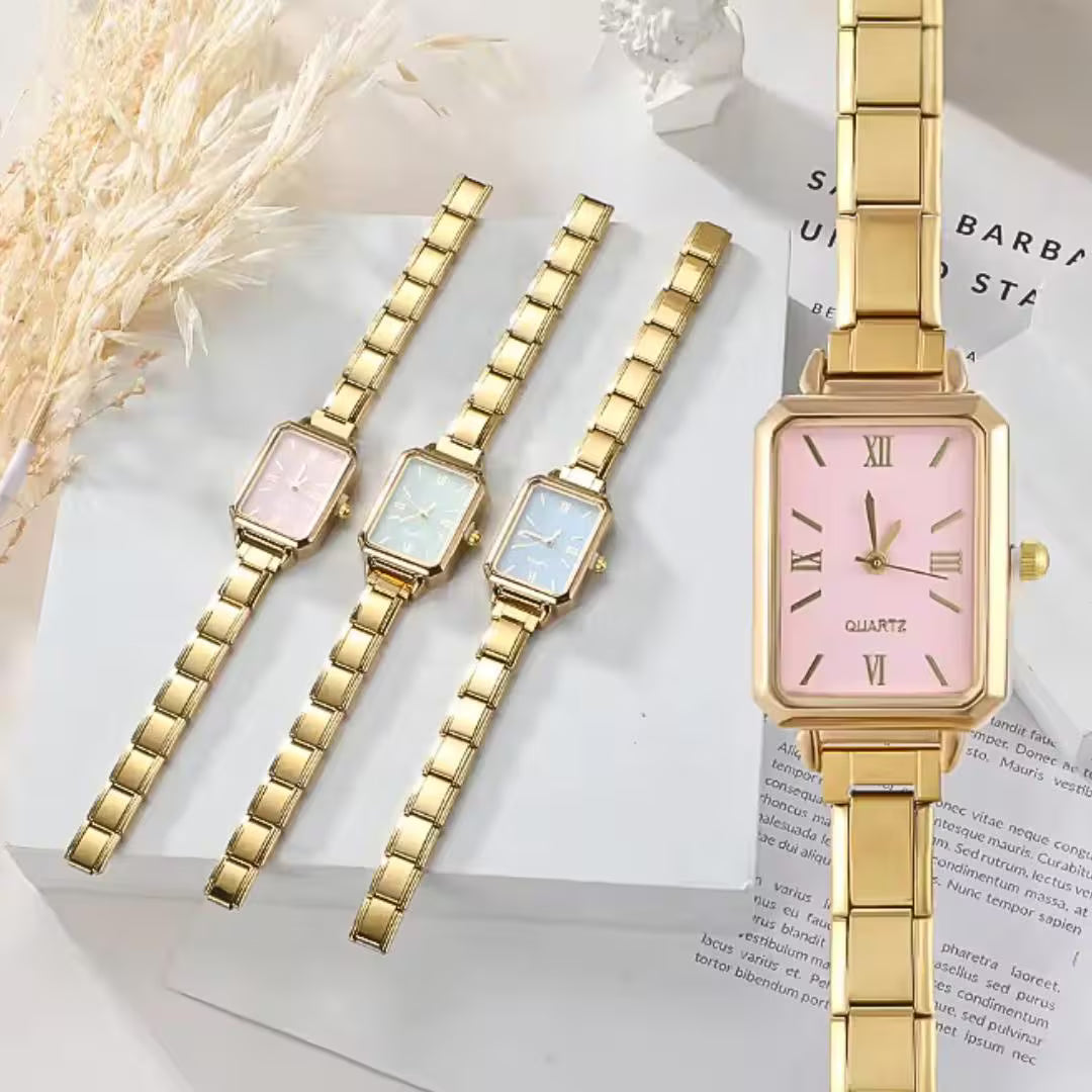 Personalized Italian Charm Bracelet Watch for Women