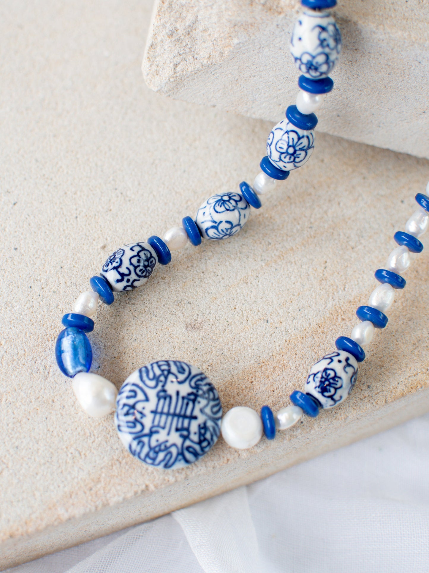 Chinoiserie Beads + Pearls Jewellery