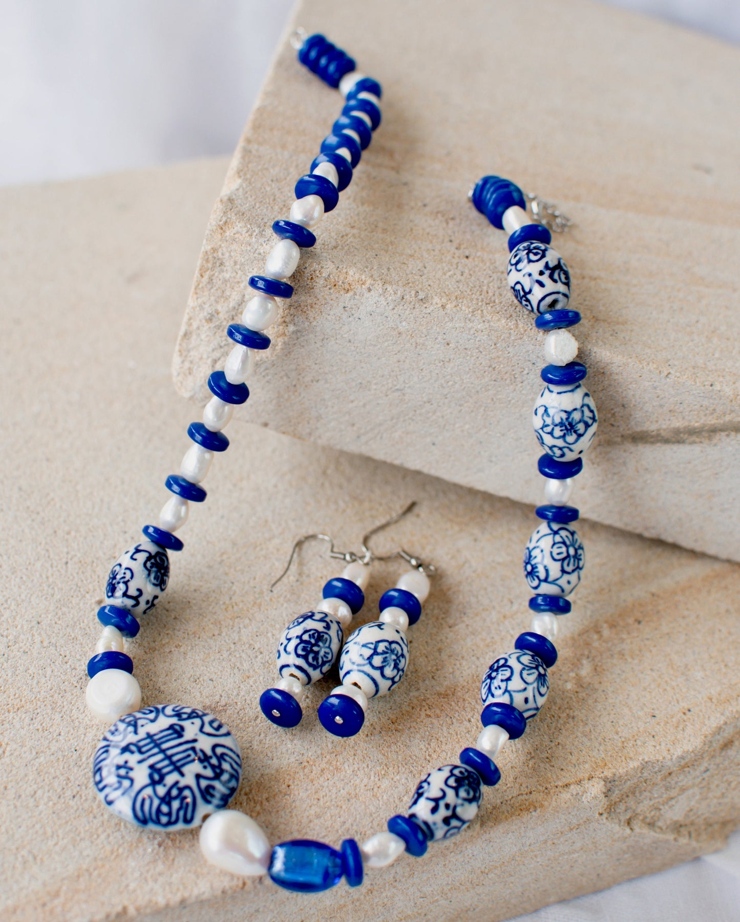 Chinoiserie Beads + Pearls Jewellery