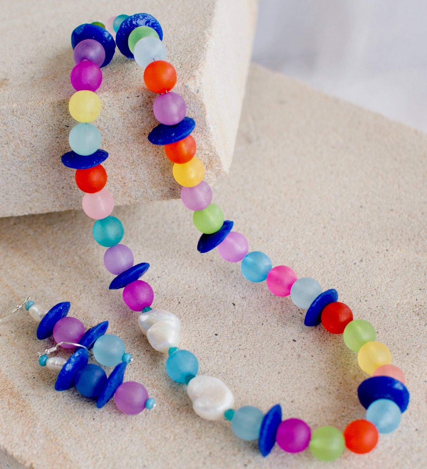 Multicoloured Glass Beaded Jewellery
