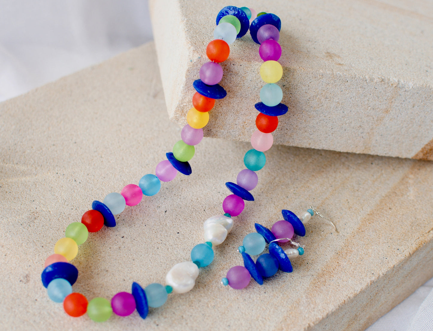 Multicoloured Glass Beaded Jewellery