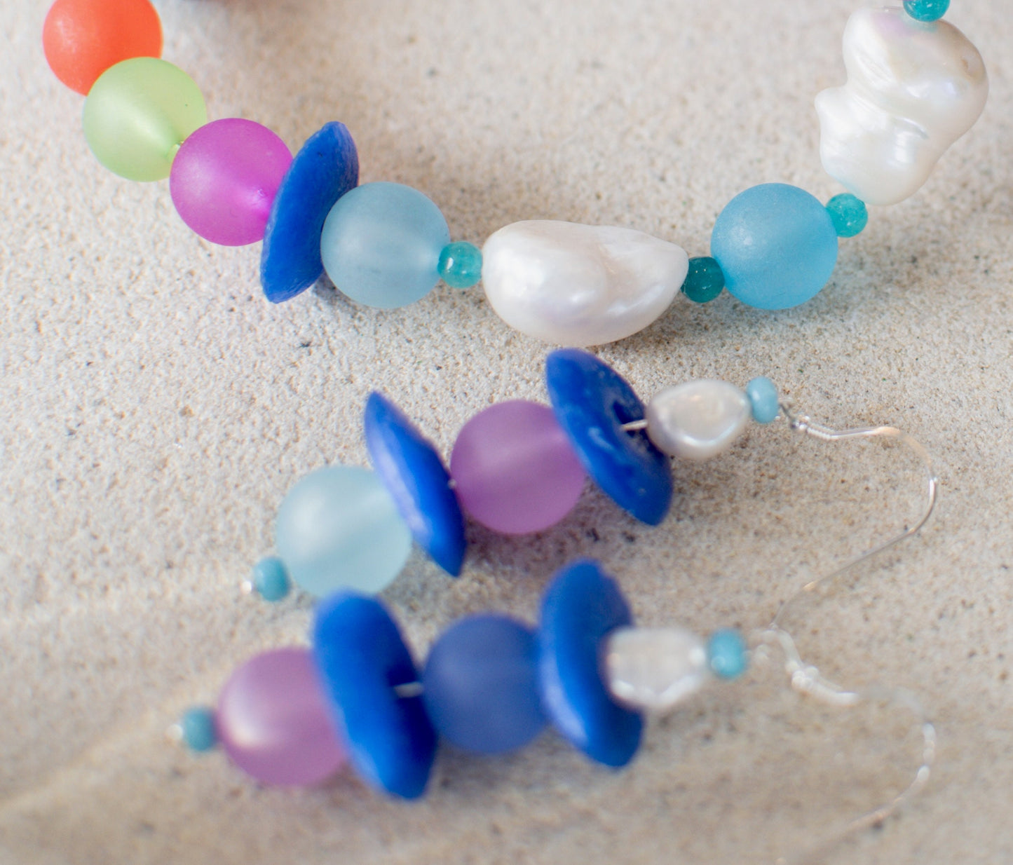 Multicoloured Glass Beaded Jewellery