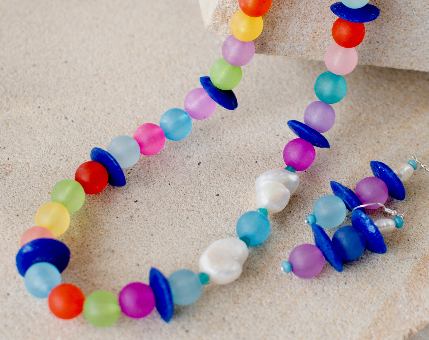 Multicoloured Glass Beaded Jewellery