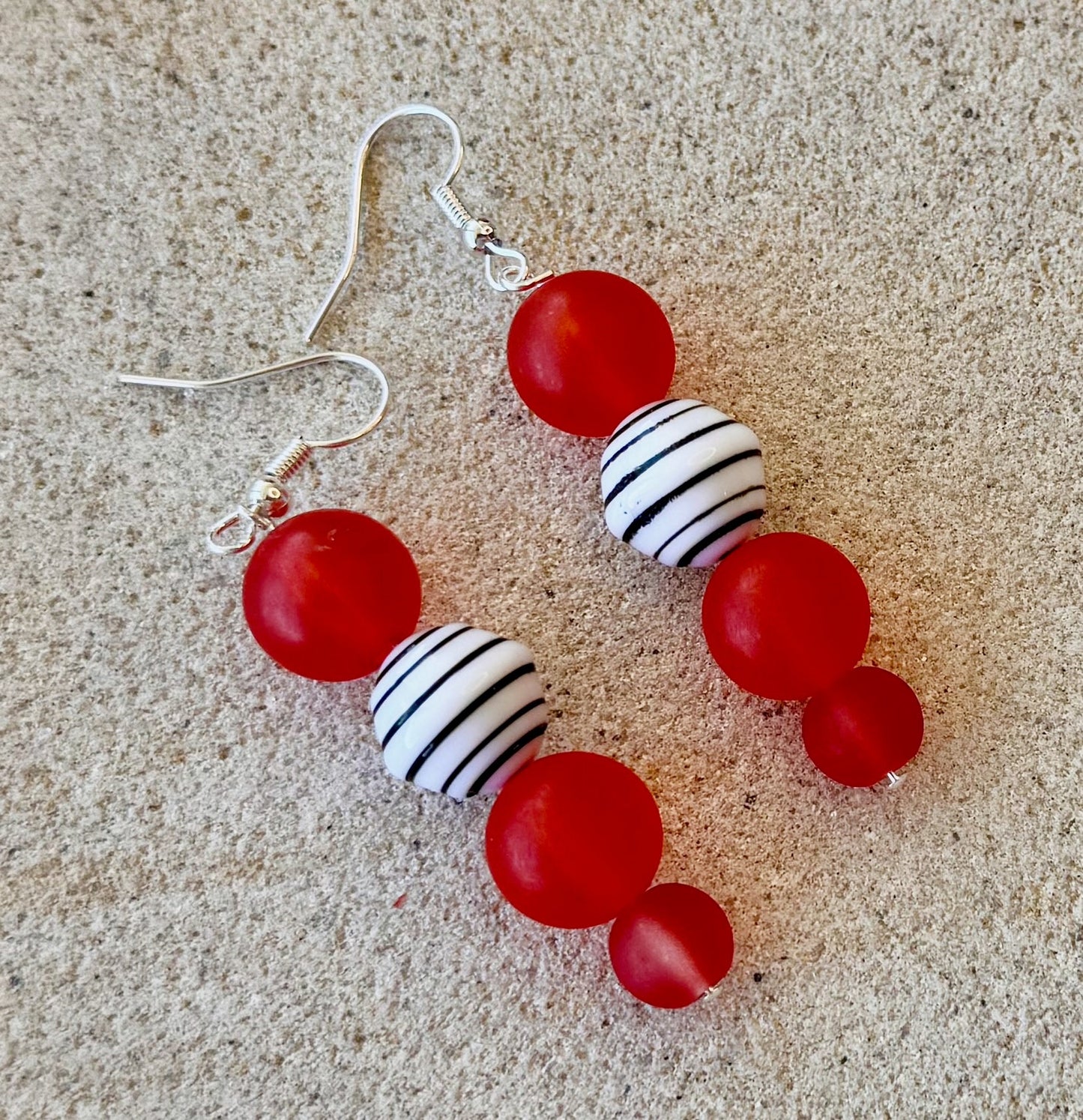 Orange Stone Chips Jewellery Set