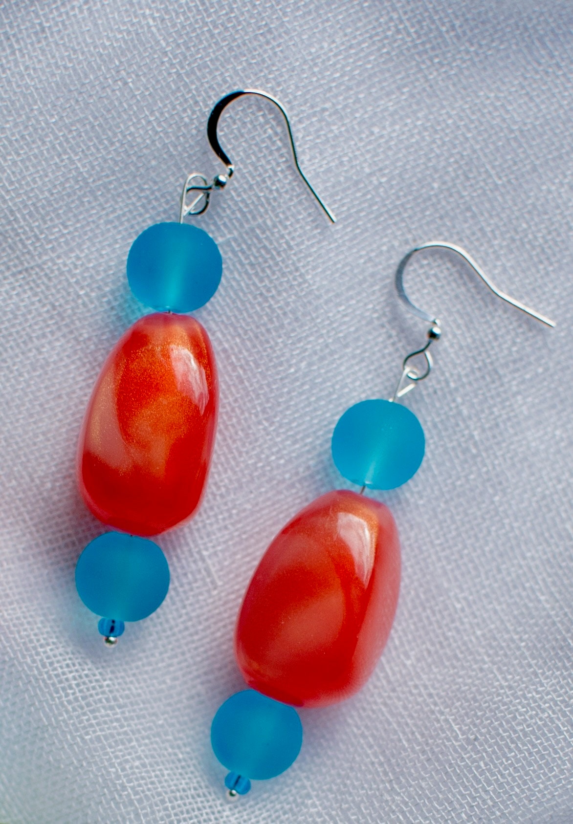 Handmade Colourful Glass Discs Jewellery