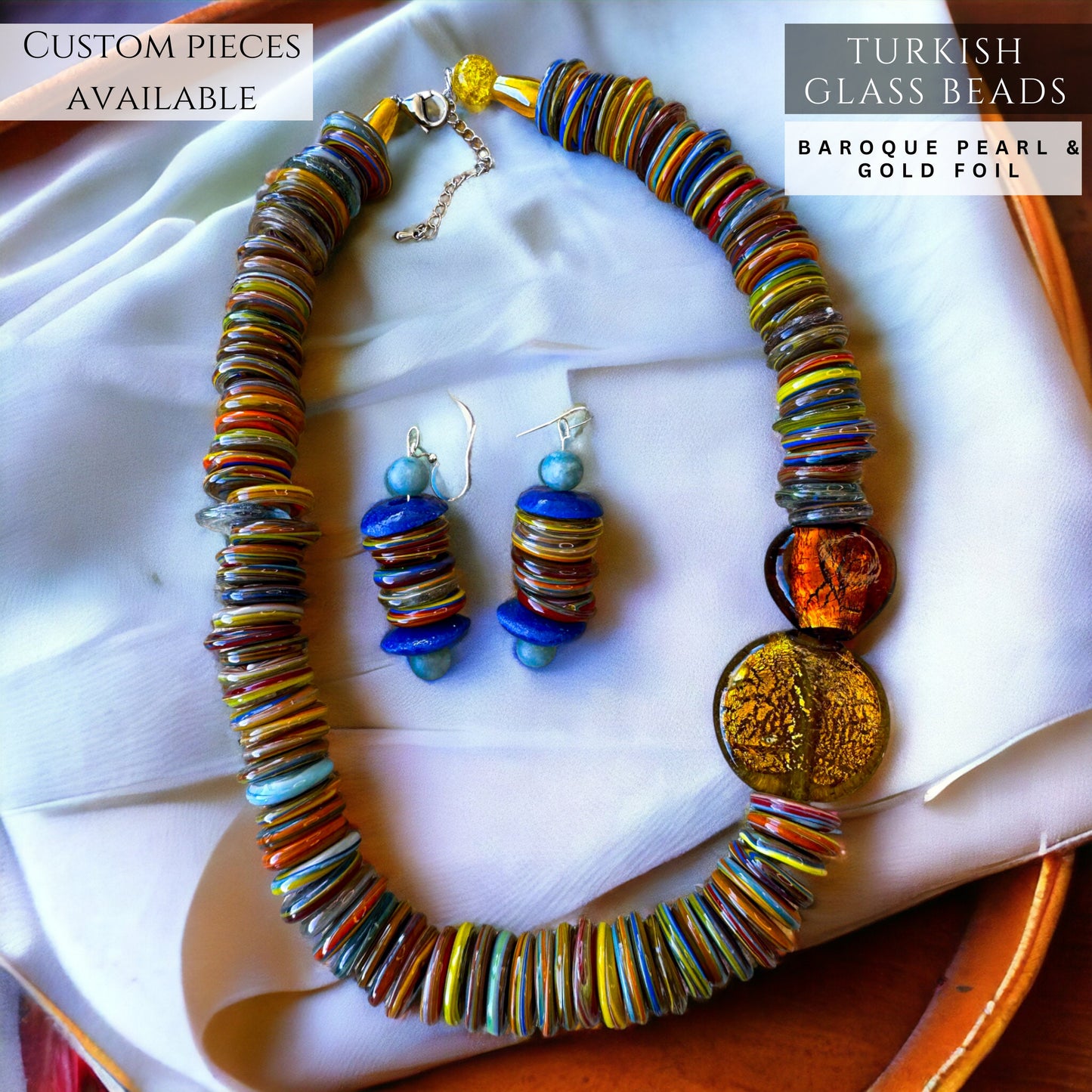 Turkish Ethnic Beaded Jewellery Set