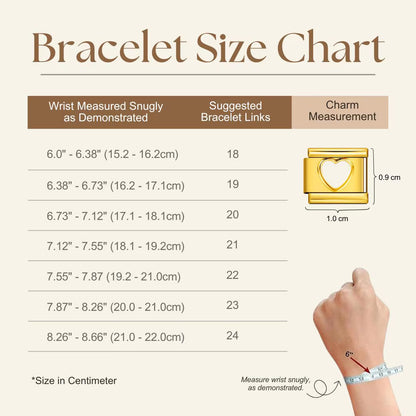 Silver Bracelet + Your Personalized Selection of Charms